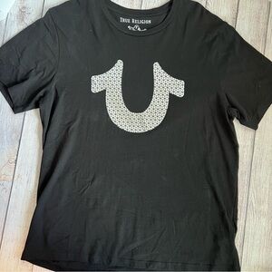True Religion Black Signature Shirt XL